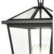 Main Street 4 Light 12 inch Black Outdoor Pendant