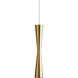 Modern LED 2 inch Vintage Bronze Pendant Ceiling Light in Vintage Brass