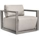 Remsen Weathered Gray and Nuance Dove Outdoor Lounge Chair