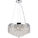 Tully 8 Light 20 inch Chrome Pendant Ceiling Light