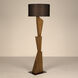 Enigma II 67 inch 60 watt Dark Walnut Floor Lamp Portable Light