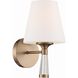 Ramsey Bath Sconce Wall Light in Vibrant Gold