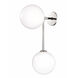 Ashleigh LED 8 inch Polished Nickel Wall Sconce Wall Light