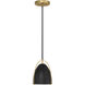 Axel LED 8 inch Matte Black Pendant Ceiling Light