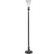 Ellie 72 inch 150.00 watt Oxidized Bronze Torchierre Portable Light