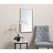 Monet 28 X 28 inch Sliver Wall Mirror in Silver