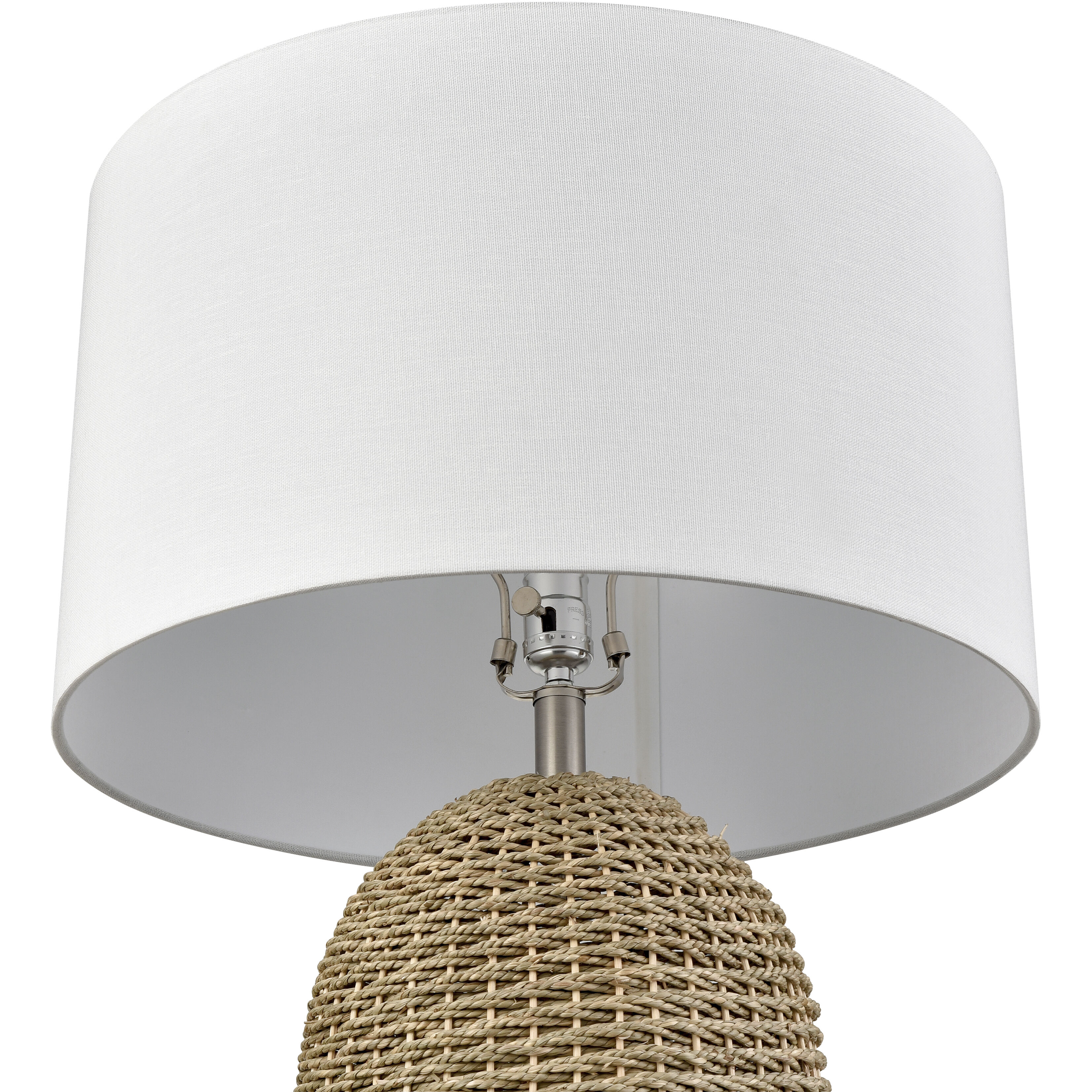 Coe 32 inch 150 watt Natural Table Lamp Portable Light