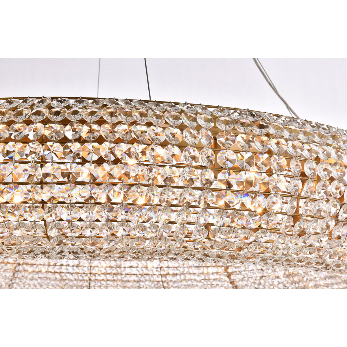 Paris 20 Light 52 inch Brass Chandelier Ceiling Light in Gold