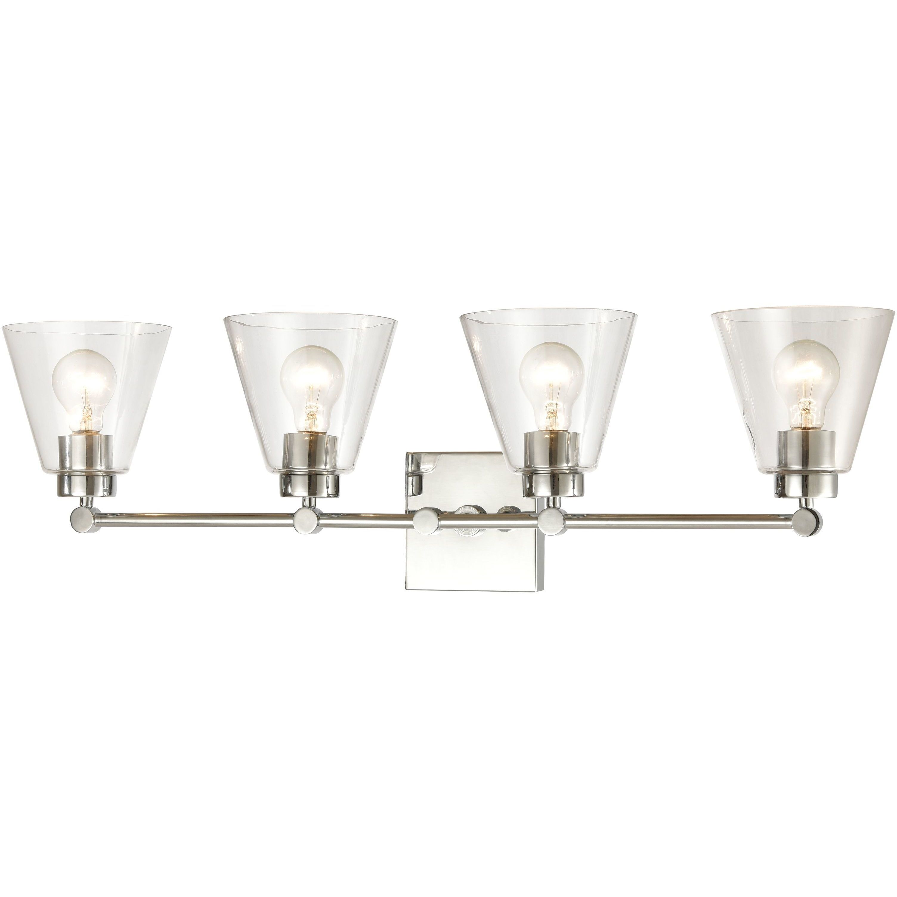 East Point Vanity Light Wall Light in Polished Chrome