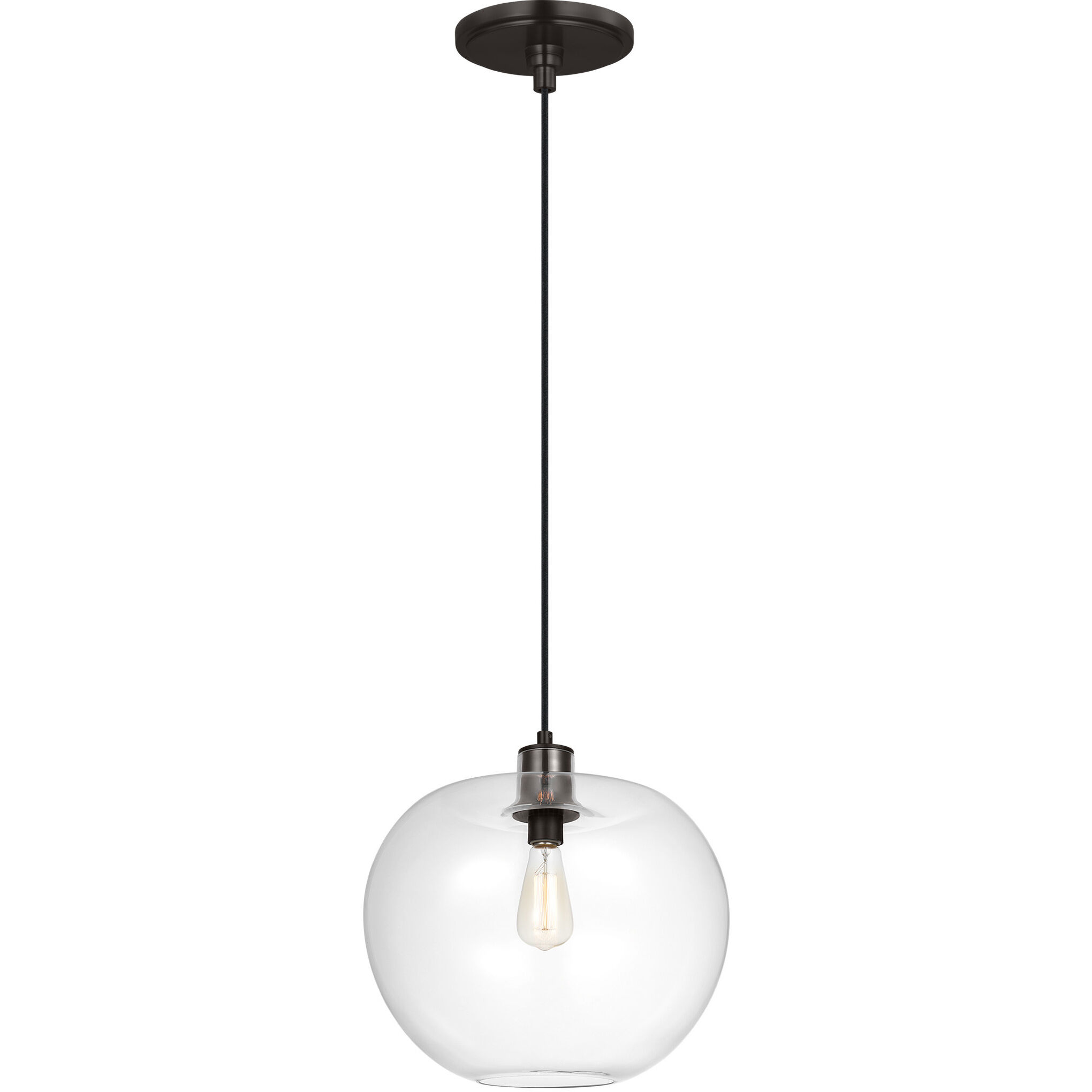 TOB by Thomas O'Brien Mela Pendant Ceiling Light in Aged Iron