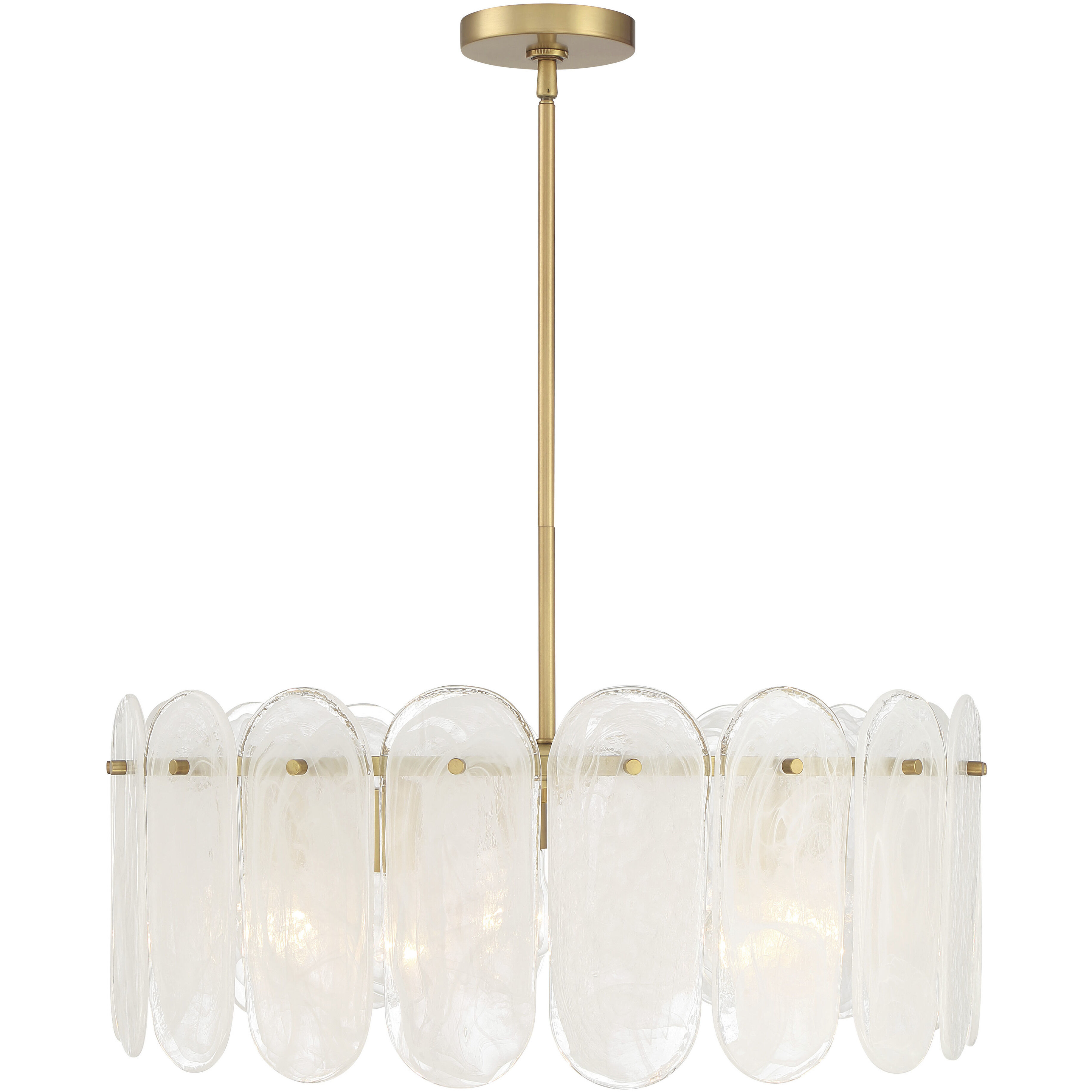 Oldmill 5 Light 25 inch Legacy Brass Pendant Ceiling Light