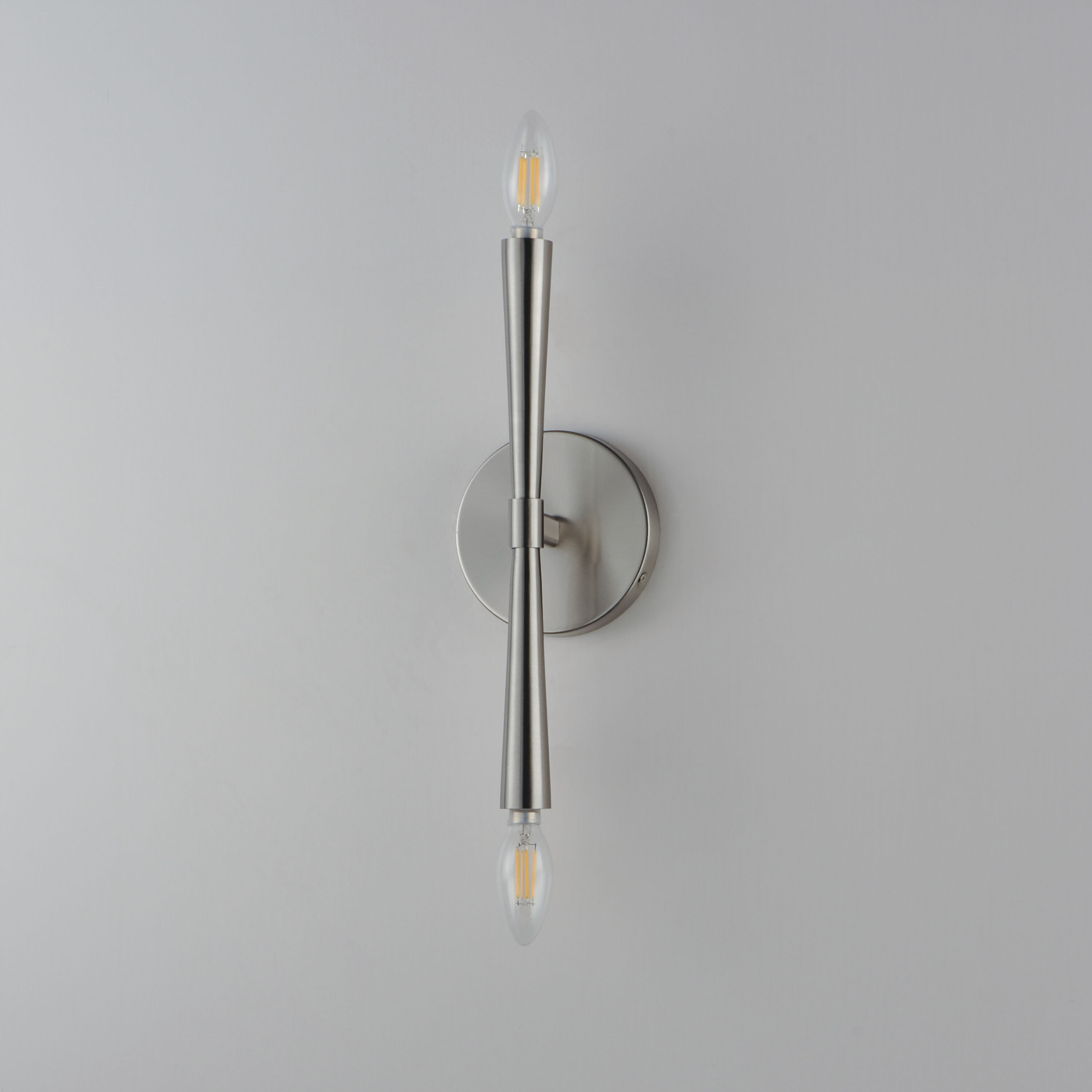 Rome 2 Light 5 inch Satin Nickel ADA Wall Sconce Wall Light