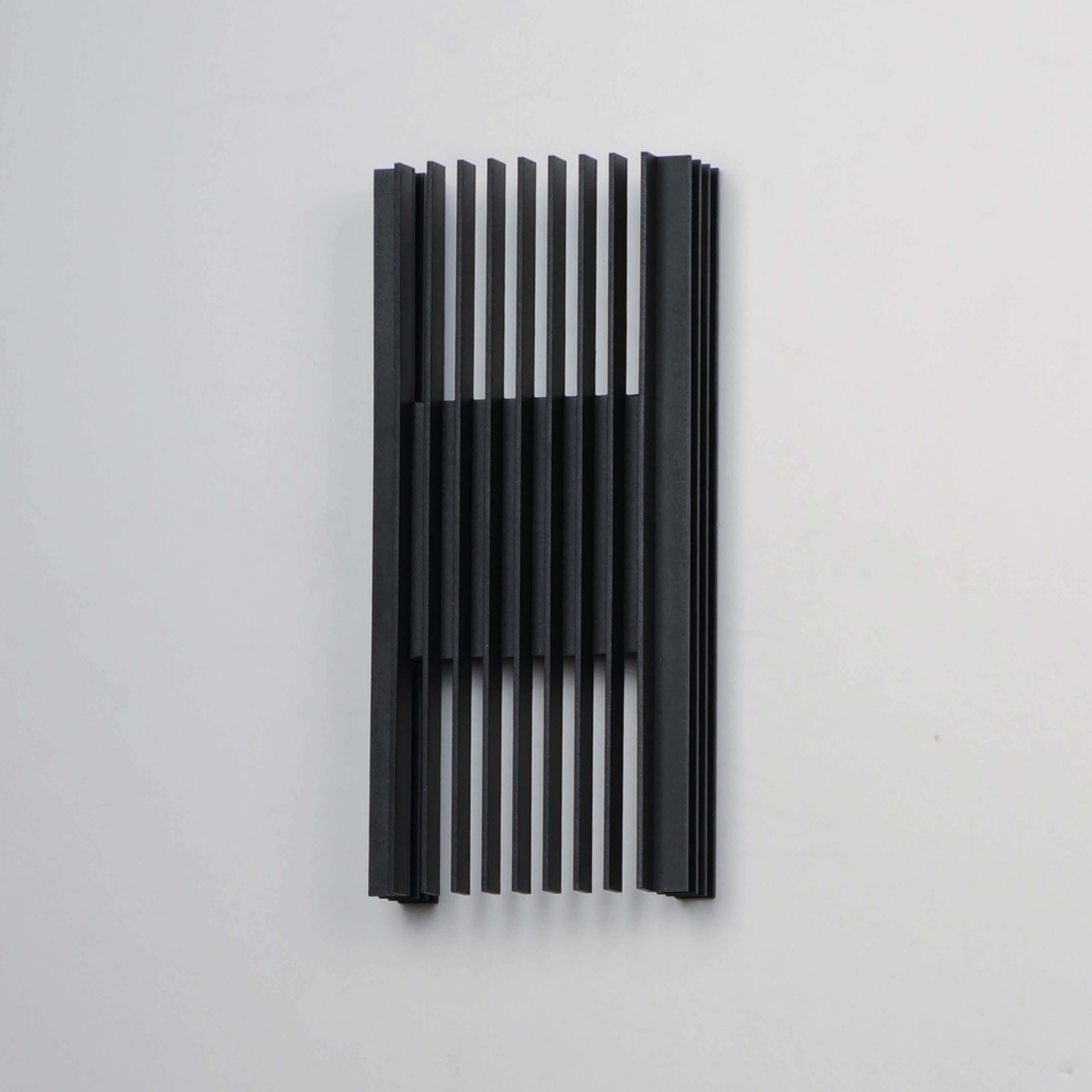 Rampart LED 14 inch Black Outdoor Wall Sconce