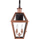Rue De Royal 2 Light 22 inch Aged Copper Outdoor Wall Lantern