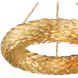 Broche 8 Light 33.5 inch Antique Gold Chandelier Ceiling Light