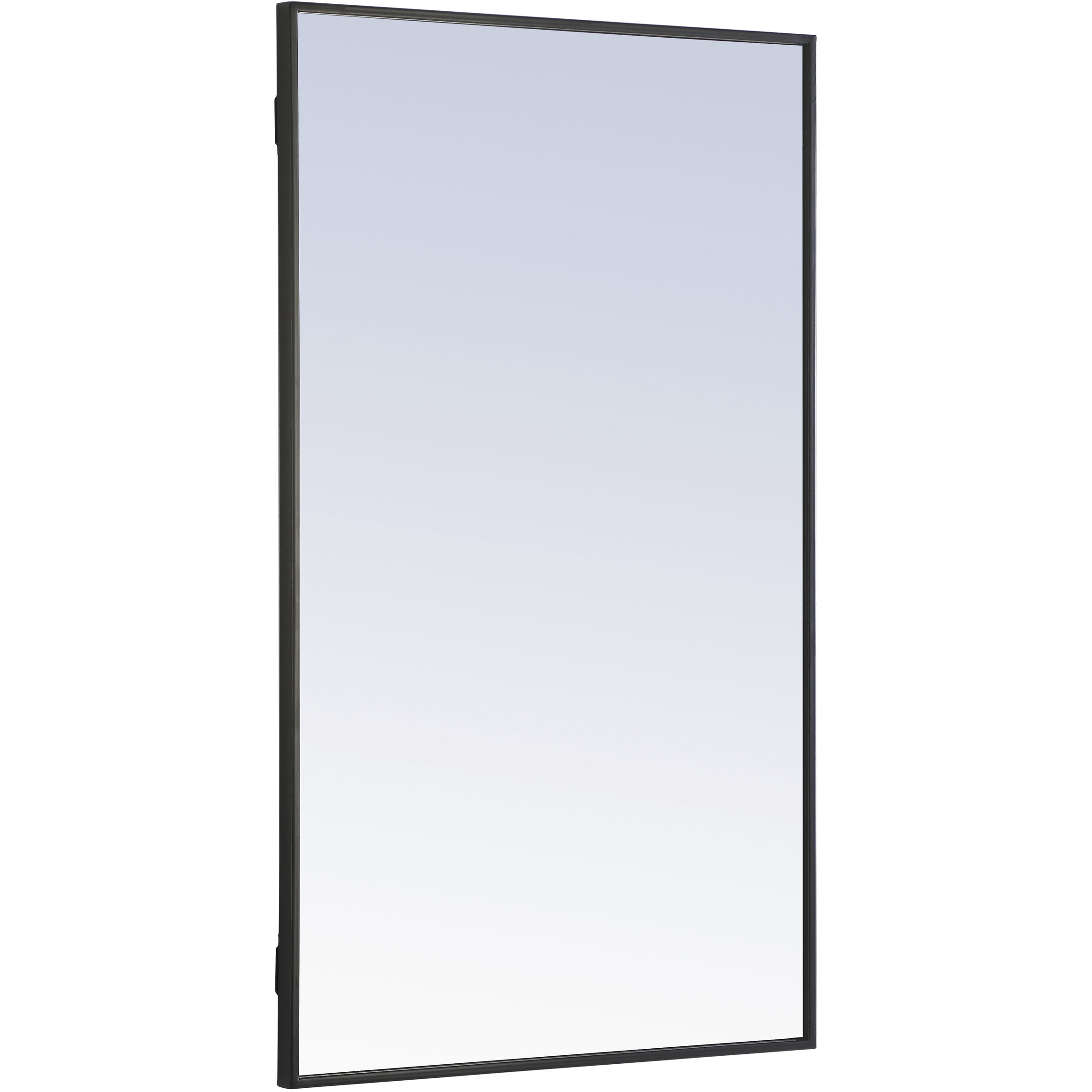 Monet 40 X 24 inch Black Wall Mirror