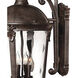 Estate Series Windsor Outdoor Wall Mount Lantern in River Rock, Medium