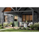 Hone 1 Light 18 inch Black Textured Outdoor Wall, Medium