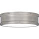 Quoizel Ahoy LED 13 inch Antique Polished Nickel Flush Mount Ceiling Light QF5224AP - Open Box