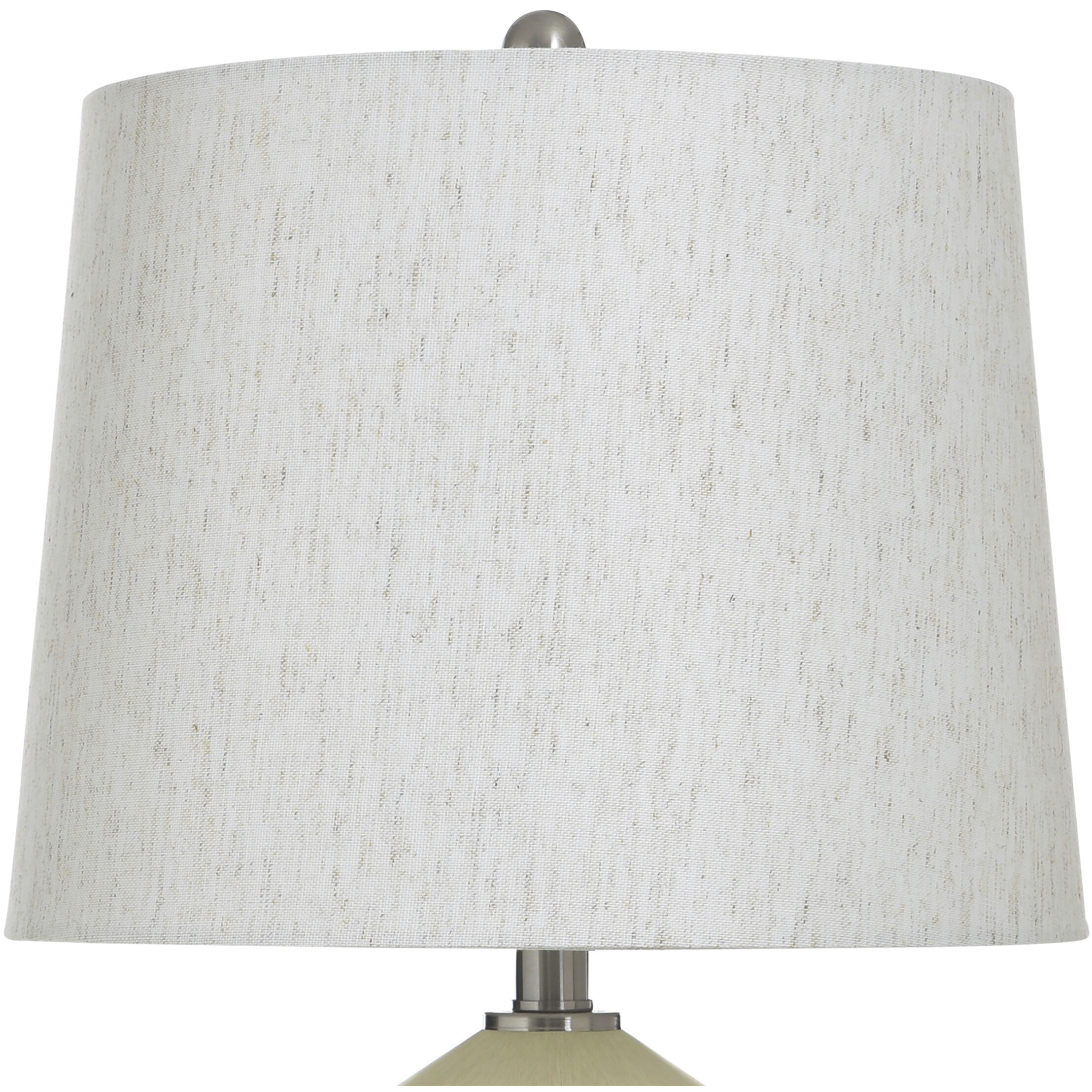 Jean 29 inch 100 watt Pettye Ivory and Silver and Light Oatmeal Table Lamp Portable Light