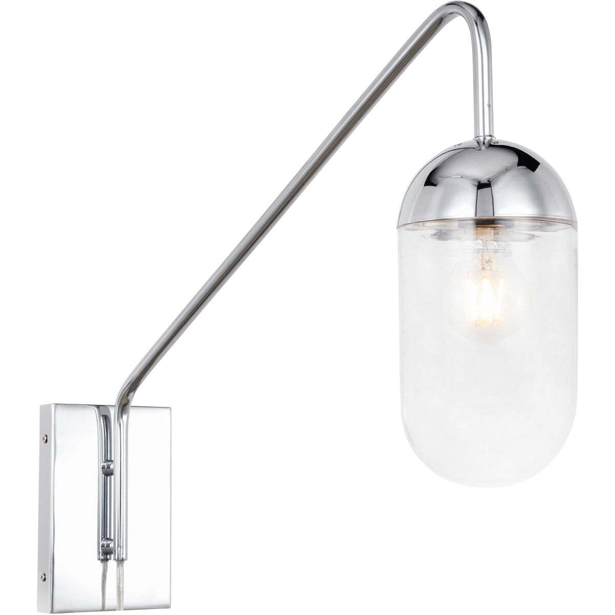 Kace 1 Light 4.8 inch Chrome Wall sconce Wall Light