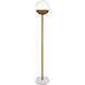 Eclipse 62 inch 40 watt Brass Floor Lamp Portable Light