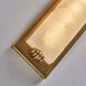 Gypsum Wall Sconce Wall Light in True Brass
