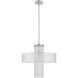 Bella Vista 1 Light 20 inch Brushed Nickel Pendant Chandelier Ceiling Light