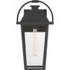 Branwyn 1 Light 20 inch Sand Coal Black Outdoor Wall Lantern