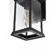 Mascher 1 Light 10.5 inch Black Outdoor Wall Sconce