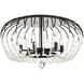 Voliere 6 Light 24.25 inch Matte Black Semi-Flush Mount Ceiling Light