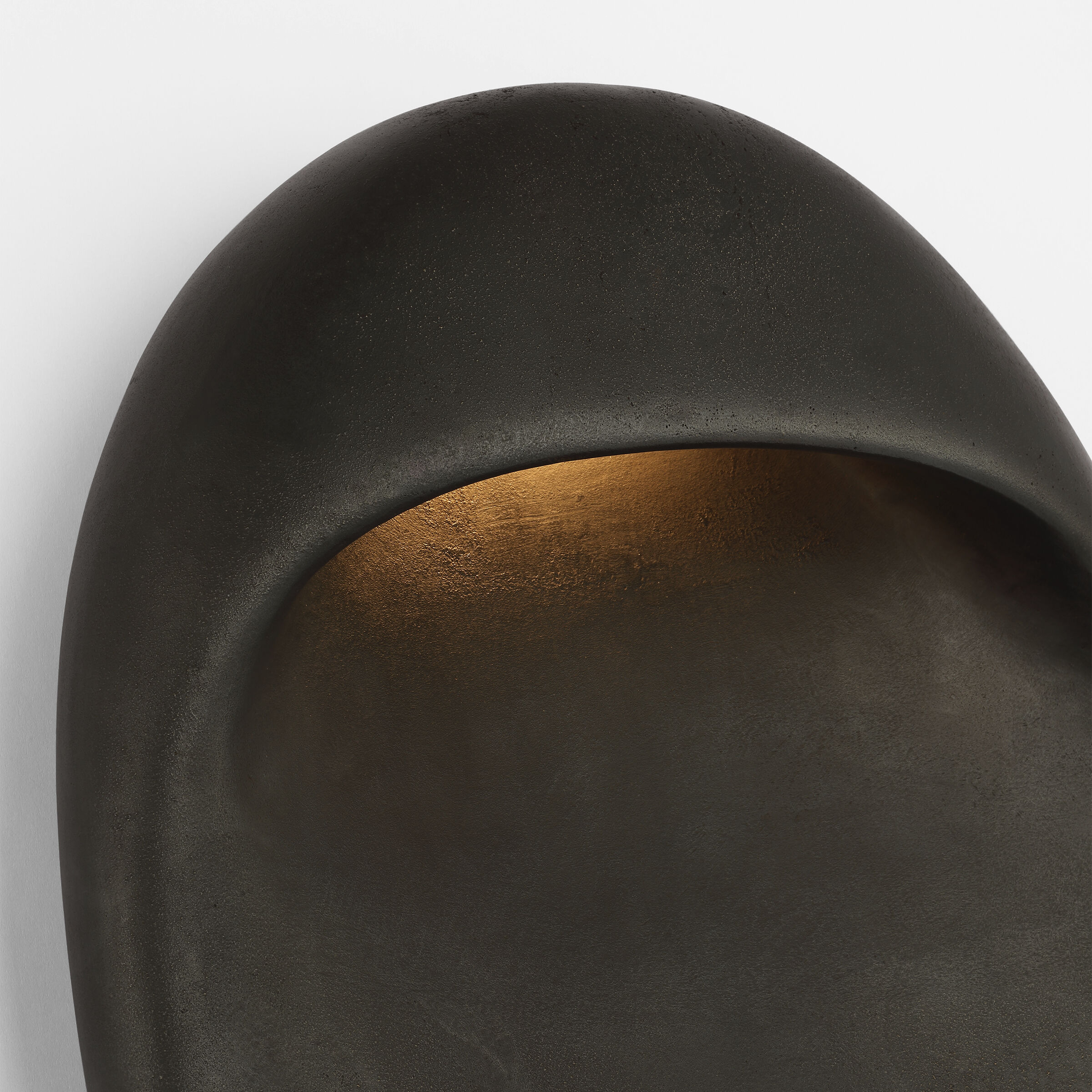 Kelly Wearstler Esculpa LED 12 inch Museum Bronze Rounded Wall Light