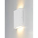 Brik LED 4.75 inch White Outdoor Wall Sconce