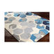 Rivera 90 X 60 inch Navy/Medium Gray/Butter/Ink/Sky Blue/Dark Blue Rugs, Polyester