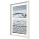 Cool Coastal Blue and Gray and White Framed Art