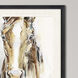 Animals Brown and Beige and White and Black Framed Art