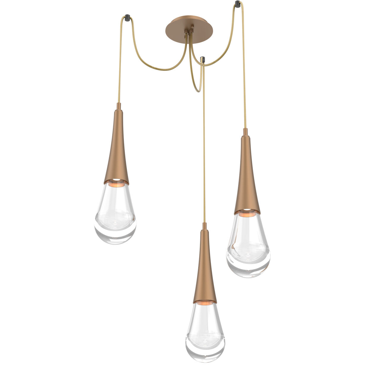 Raindrop 3 Light 13.60 inch Pendant