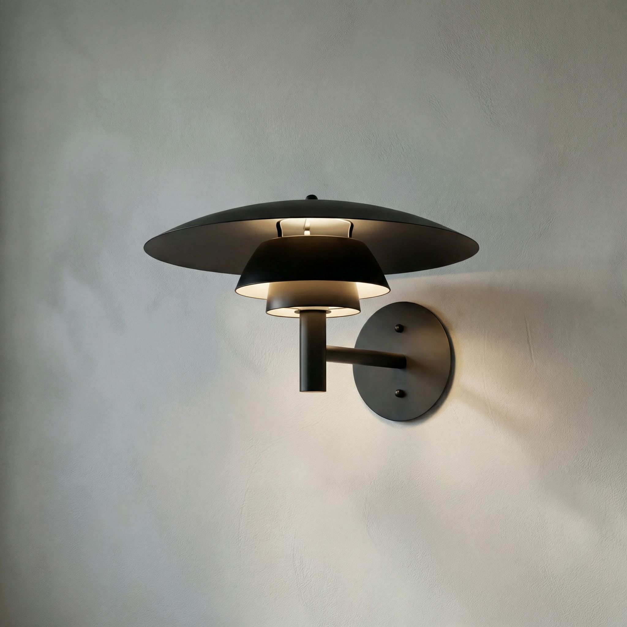 Caprese 1 Light 10 inch Matte Black Sconce Wall Light