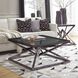 Pinnacle 39.5 X 18.5 inch Nickel Coffee Table