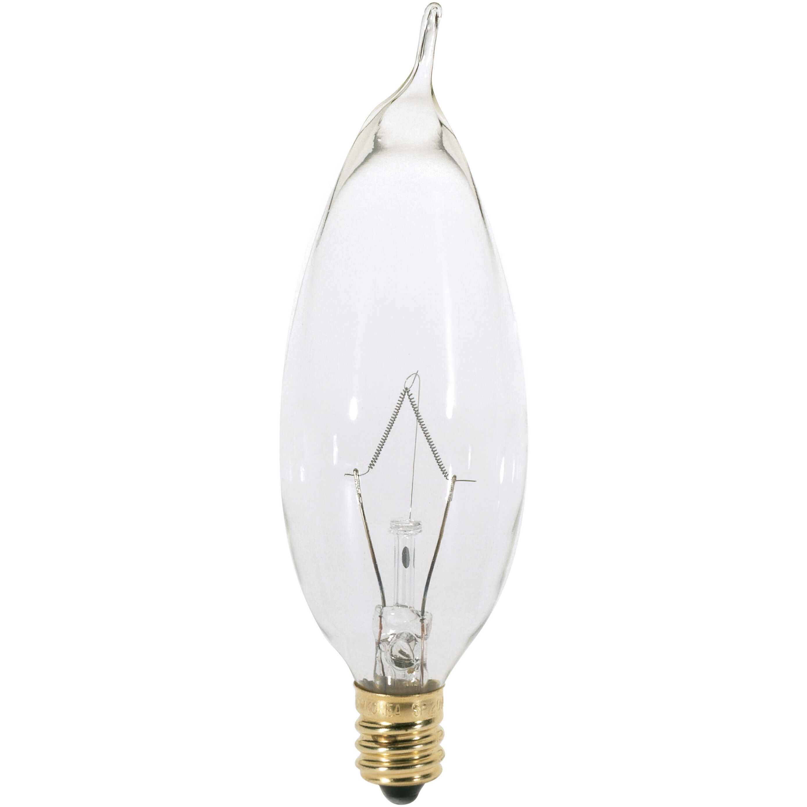 Lumos Incandescent CA8 Candelabra E12 25 watt 130V 2700K Light Bulb