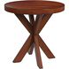 Pendleton Round 26"W End Table in Antique Cherry