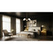 Breton 5 Light 33 inch Modern Gold Chandelier Ceiling Light