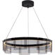 Sean Lavin Stratos LED 30.6 inch Smoke/Black Chandelier Ceiling Light, Integrated LED