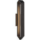 Pitch LED 4.75 inch Coal Wall Mount Wall Light, Outdoor