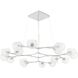 Mahowald 16 Light 70 inch Chrome Chandelier Ceiling Light