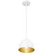 Vega Pendant Ceiling Light in Matte White