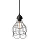 Wire 1 Light 6 inch Oil Rubbed Bronze Mini Pendant Ceiling Light