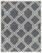 Rodos 84 X 63 inch Medium Grey Rug, Rectangle