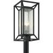 Harbor View 4 Light 23 inch Sand Coal Outdoor Post Mount Lantern, Great Outdoors