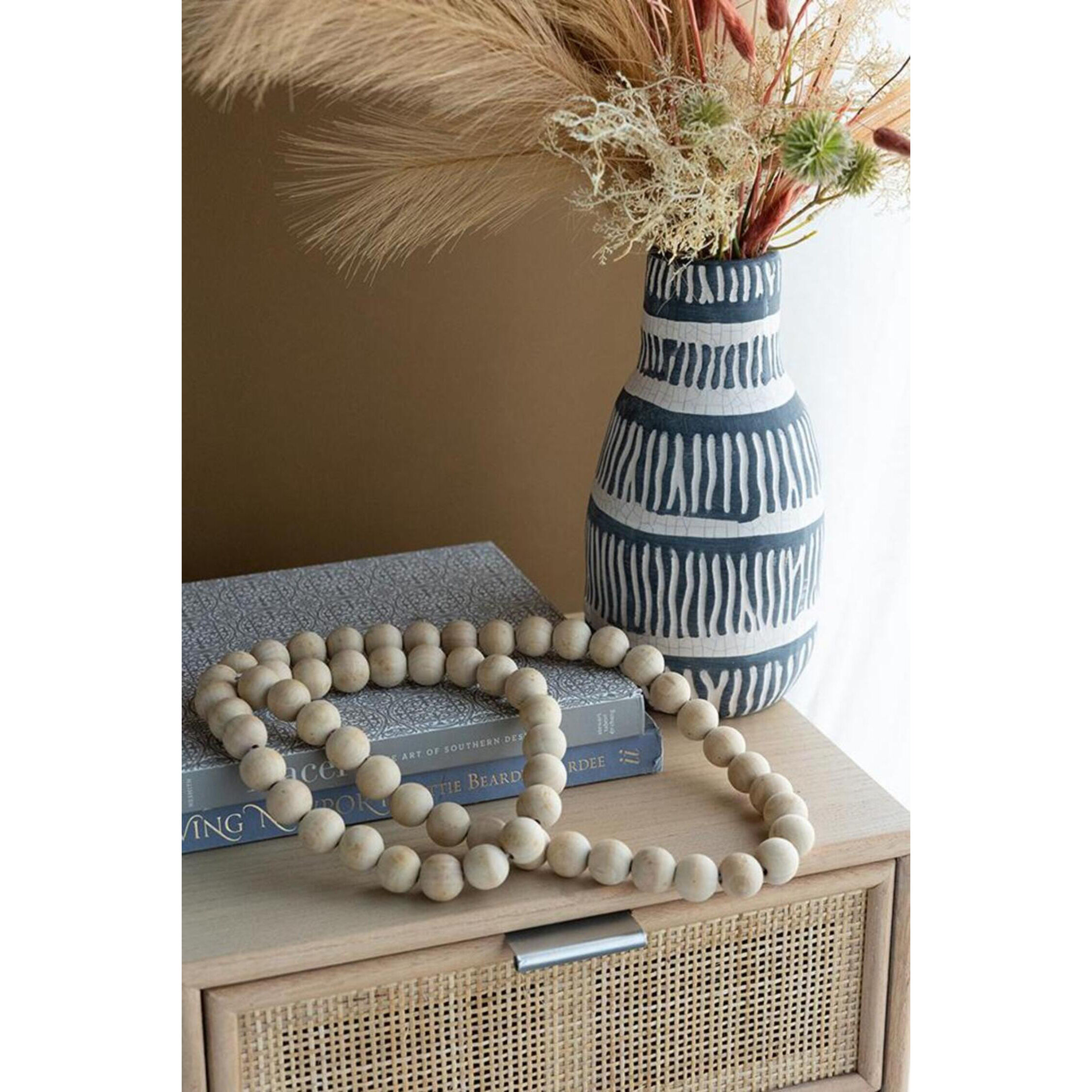 Wooden Sphere Beads 22 X 2 inch Statues & Decor Object